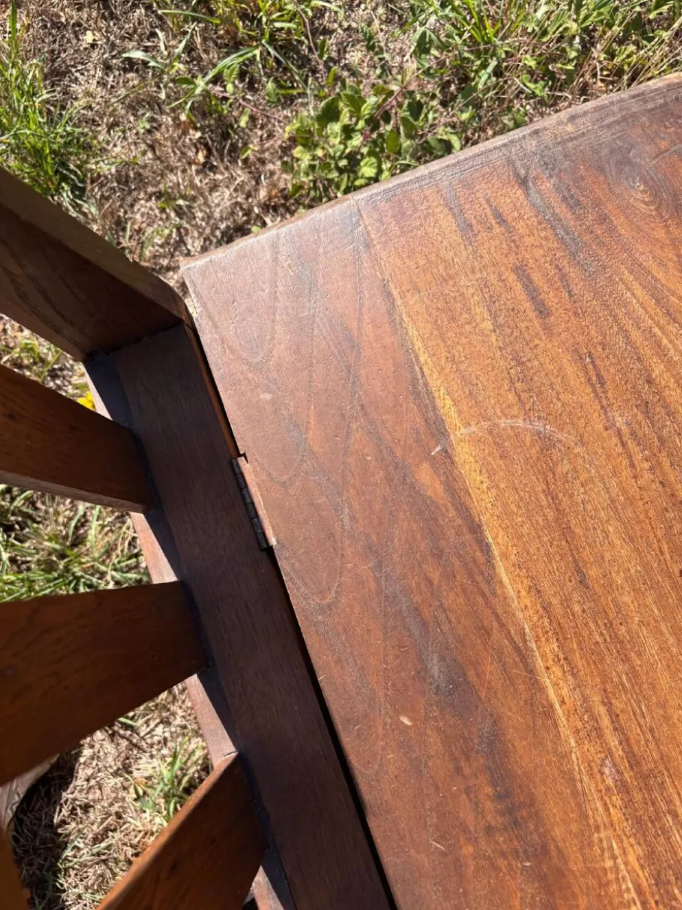 Banc coffre en bois massif