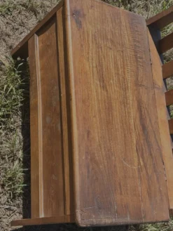 Banc coffre en bois massif