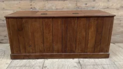 banc - coffre en teck birman