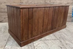 banc - coffre en teck birman