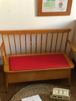 Banc coffre vintage Herlag 1950