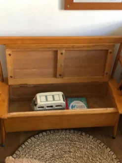 Banc coffre vintage Herlag 1950