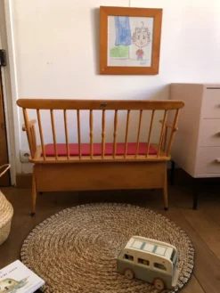 Banc coffre vintage Herlag 1950