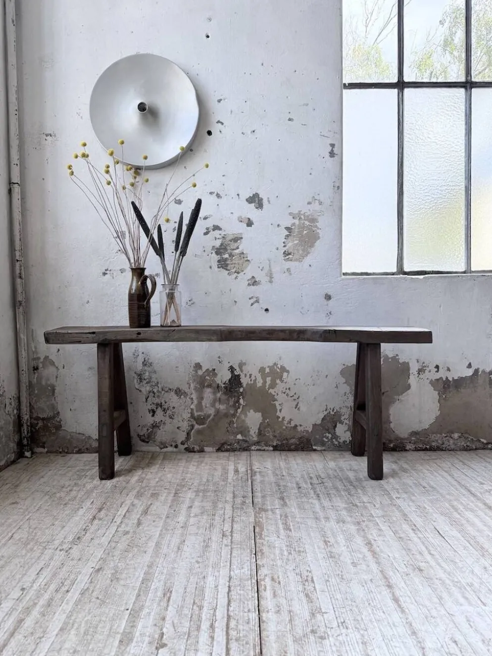 Banc console établi 1950