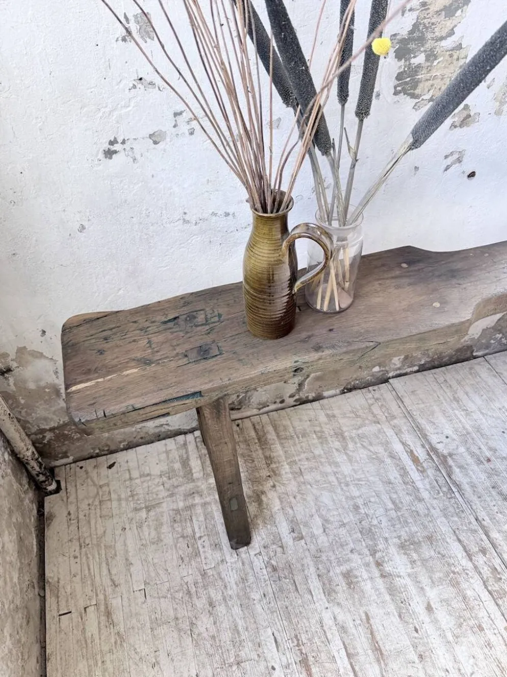 Banc console établi 1950
