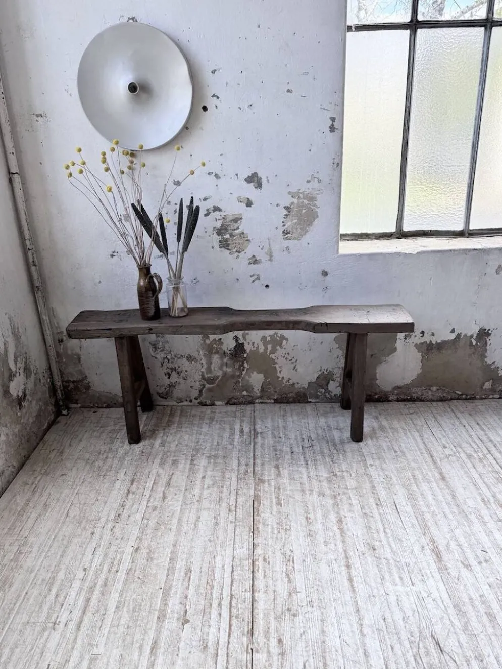 Banc console établi 1950