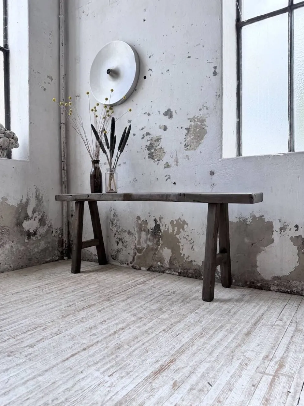 Banc console établi 1950