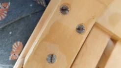 Banc en bois de bouleau par Alvar Aalto édition Artek, 80s