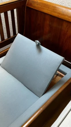 Banc lit en noyer