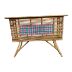 Bar bambou rotin vintage