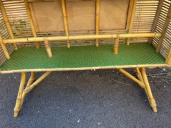 Bar bambou rotin vintage