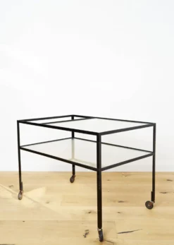 Bar cart Herbert Hirche for Christian Holzäpfel, 1956