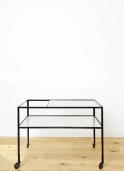 Bar cart Herbert Hirche for Christian Holzäpfel, 1956