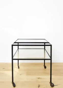 Bar cart Herbert Hirche for Christian Holzäpfel, 1956