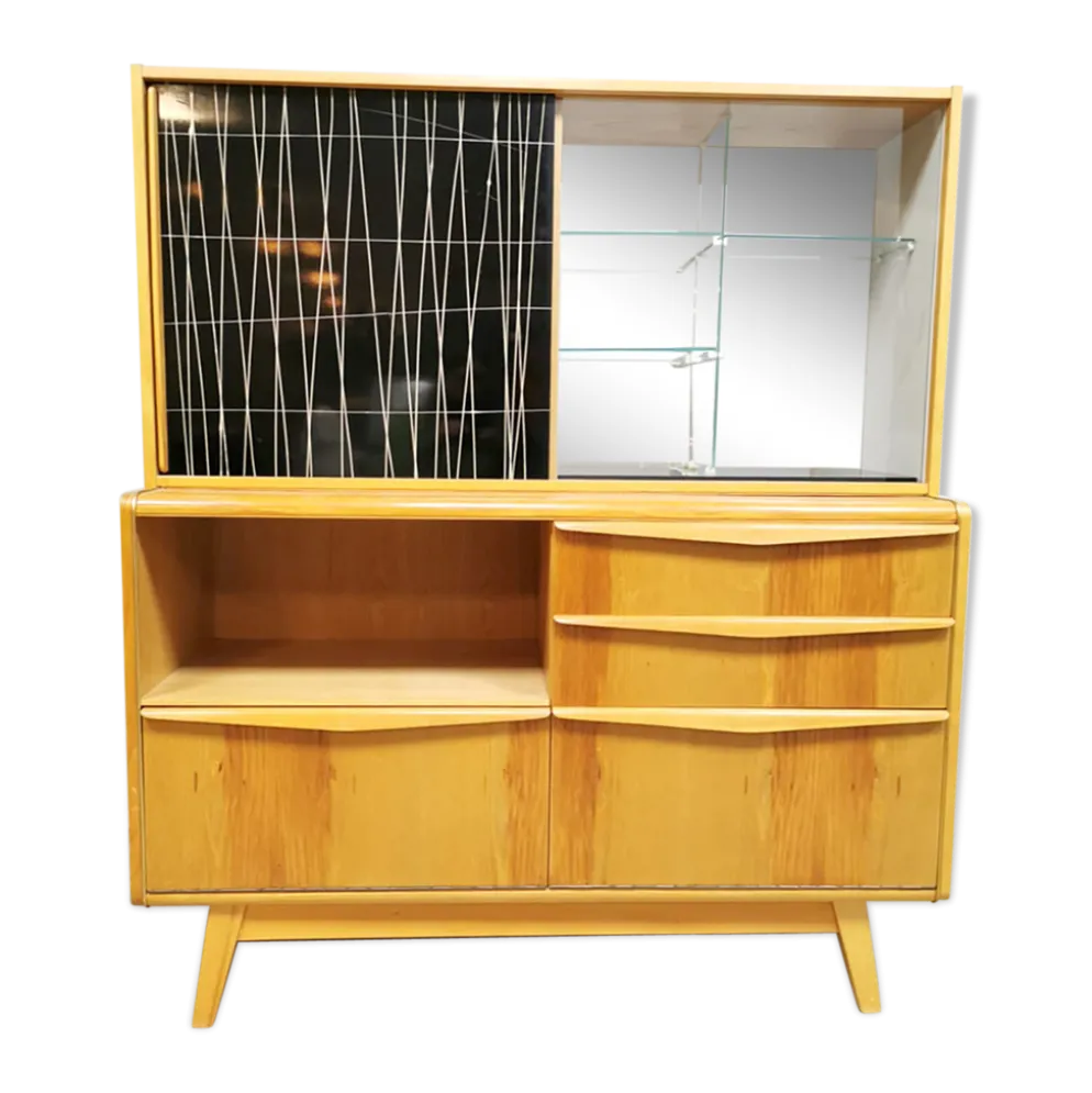 Bar cocktail vintage de design tchèque par Bohumil Landsman pour Jitona