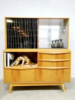 Bar cocktail vintage de design tchèque par Bohumil Landsman pour Jitona