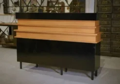 Bar/comptoir moderniste dans le goût de Jean Prouvé 1940’s