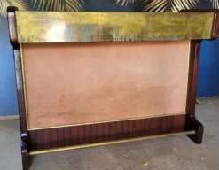 Bar comptoir Palissandre et Laiton vintage 1960