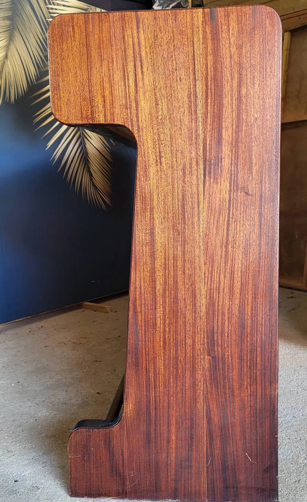 Bar comptoir Palissandre et Laiton vintage 1960