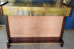 Bar comptoir Palissandre et Laiton vintage 1960