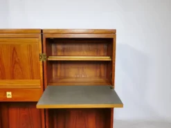 Bar de capitaine en teck du milieu du siècle par Reno Wahl Iversen pour Skovby, années 1960.