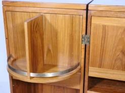 Bar de capitaine en teck du milieu du siècle par Reno Wahl Iversen pour Skovby, années 1960.