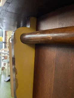 Bar des années 50 en chêne et Formica