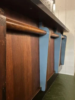 Bar des années 50 en chêne et Formica