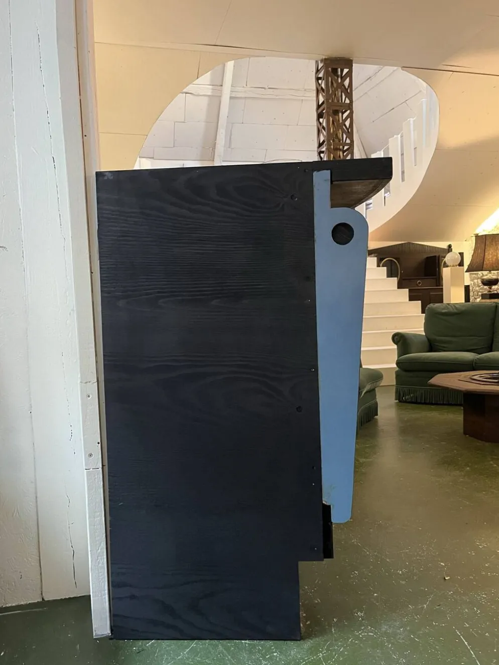 Bar des années 50 en chêne et Formica