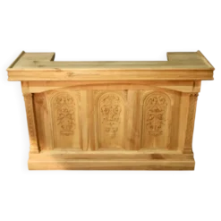 Bar en chêne et noyer