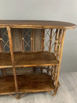Bar en rotin et osier, XXème siècle