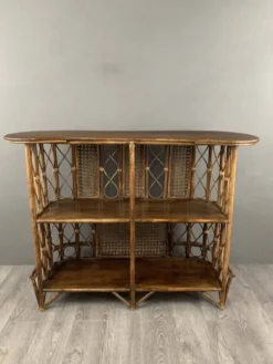 Bar en rotin et osier, XXème siècle