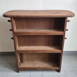Bar et tabourets vintage brutaliste 1970