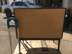 Bar meuble à rideau vintage 1950/1960