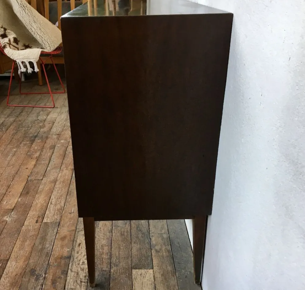 Bar meuble à rideau vintage 1950/1960