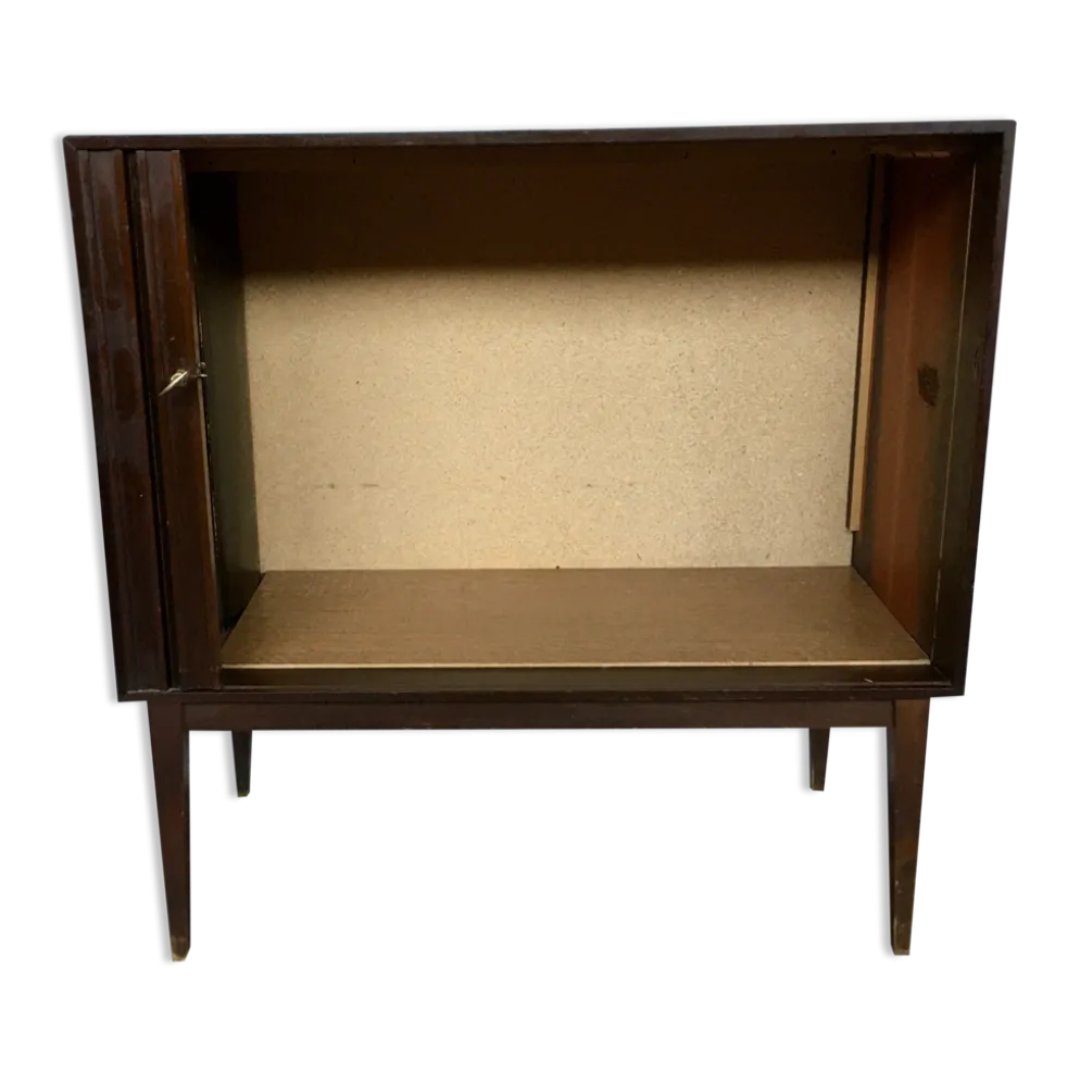 Bar meuble à rideau vintage 1950/1960