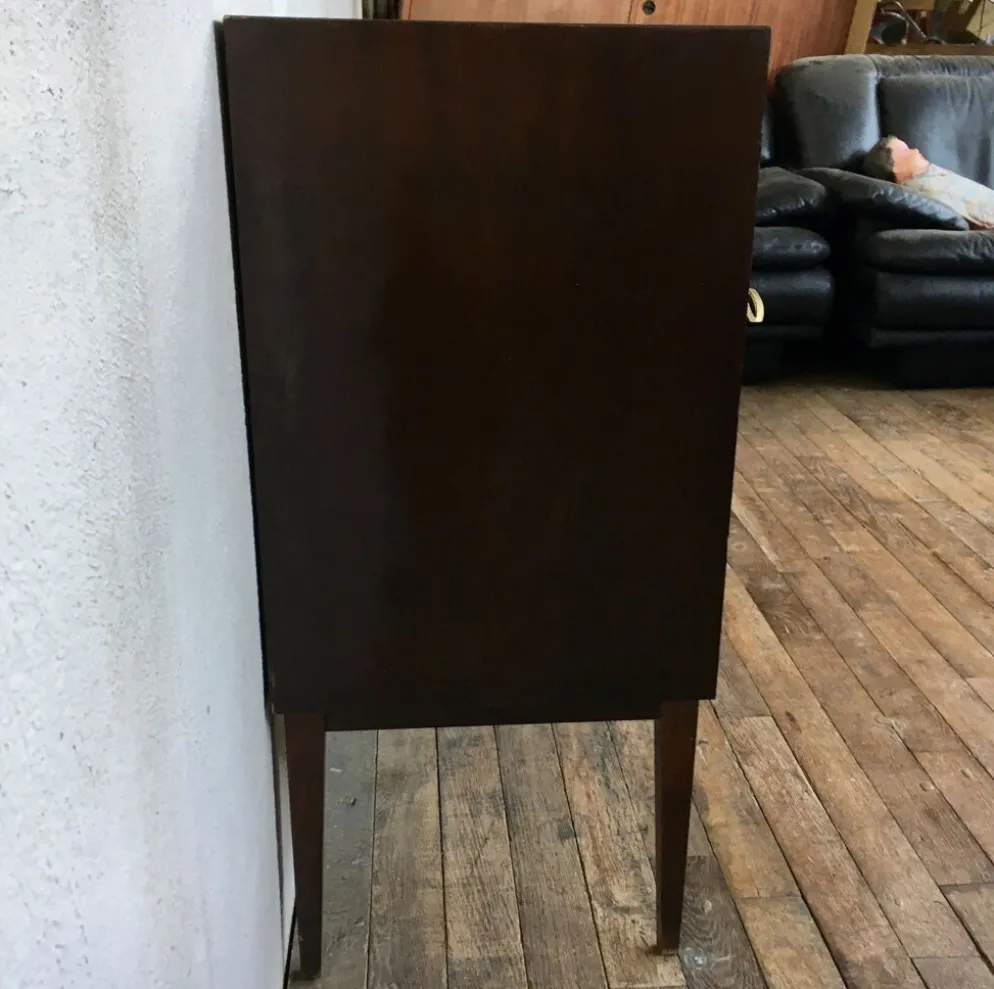 Bar meuble à rideau vintage 1950/1960