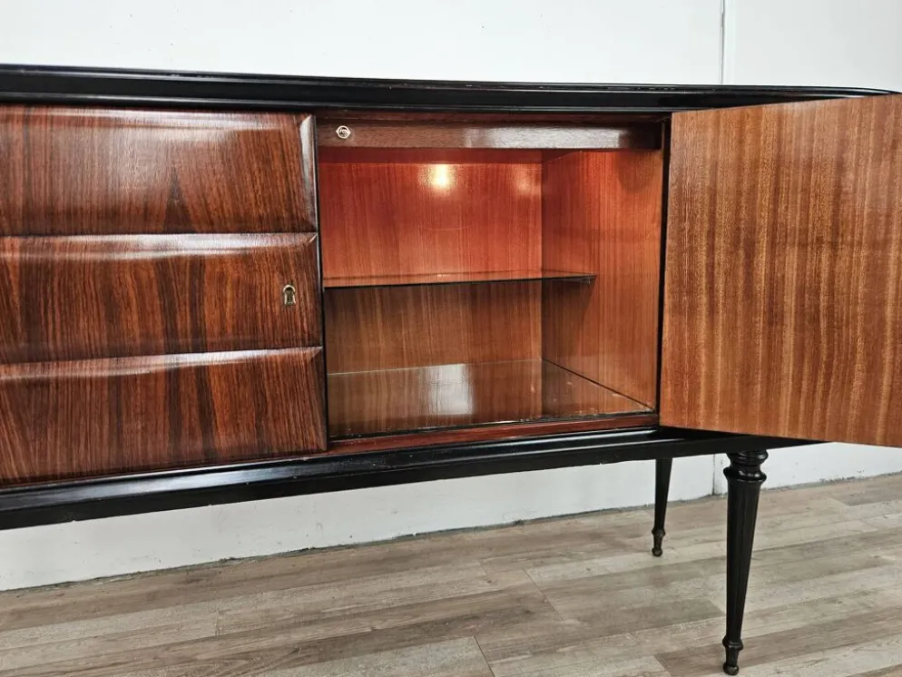 Bar mobile buffet par Vittorio Dassi des années 1950