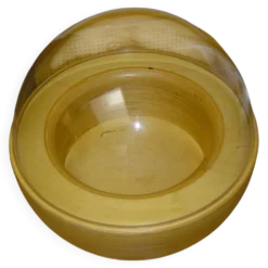 Bar rond en bois et plexi- 1980 --pino pedano
