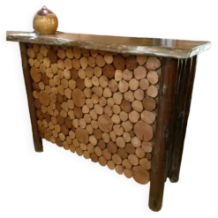 Bar 1970 rondin de bois