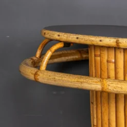Bar tiki en bambou debout italien des années 1960.