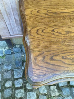 Bar vintage Louis XV sur roulettes en bois des années 60