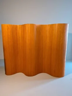 Baumann Fils & Compagnie, Grand paravent en lattes de hêtre circa 1930-1940