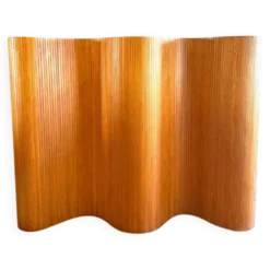 Baumann Fils & Compagnie, Grand paravent en lattes de hêtre circa 1930-1940