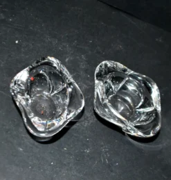 Bayel salières en cristal design moderniste - salerons vintage