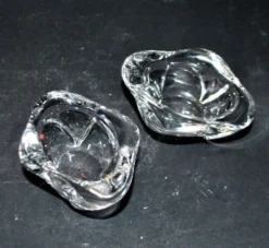 Bayel salières en cristal design moderniste - salerons vintage