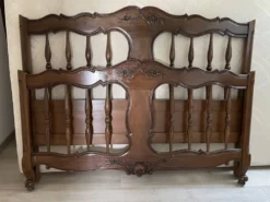 Bed 130 Provencal style solid wood