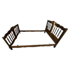 Bed 130 Provencal style solid wood