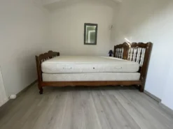 Bed 130 Provencal style solid wood