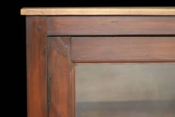 Belle petite bibliothèque basse, belle patine - meuble TV. Fin XIXeme